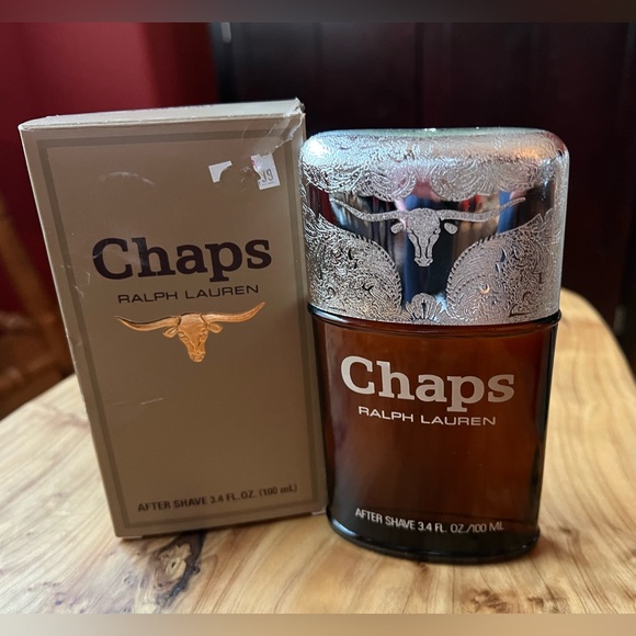 🎩Vintage Chaps Ralph Lauren 3.4 oz/ 100 ml After Shave Splash 100% Full in box - Picture 3 of 11